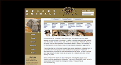 Desktop Screenshot of desertanimals.net