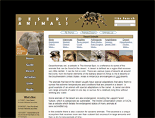 Tablet Screenshot of desertanimals.net